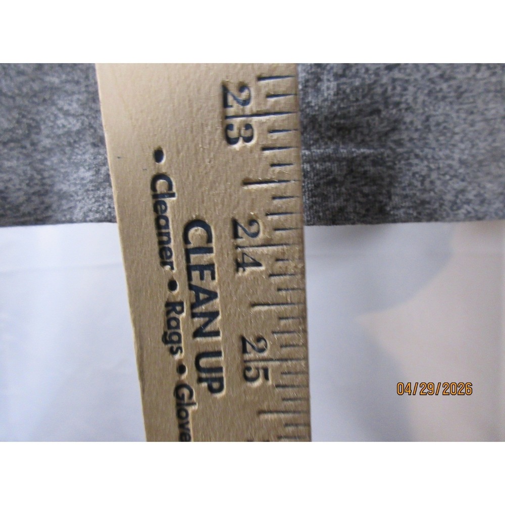 Calvin Klein Men's Quarter Zip Pullover Heather Grey Mock Neck Logo Top Size M - Picture 6 of 8